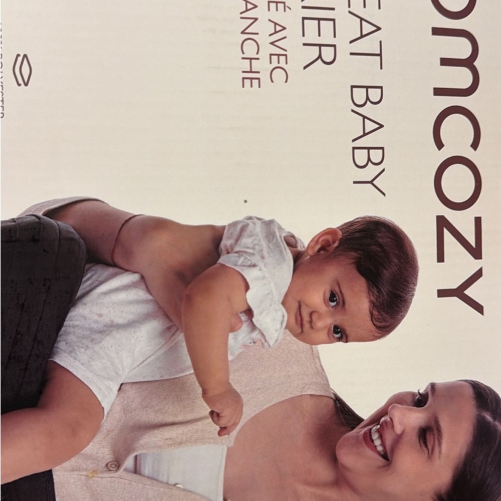 ComfyCozy Baby Bib - White